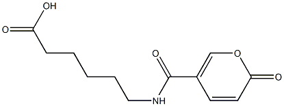 6-{[(2-oxo-2H-pyran-5-yl)carbonyl]amino}hexanoic acid 结构式