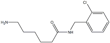 6-amino-N-(2-chlorobenzyl)hexanamide 结构式