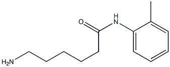 6-amino-N-(2-methylphenyl)hexanamide 结构式