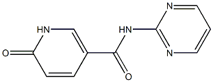 6-oxo-N-(pyrimidin-2-yl)-1,6-dihydropyridine-3-carboxamide 结构式