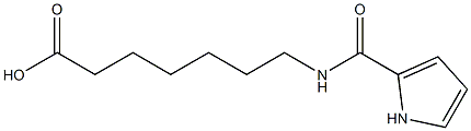 7-(1H-pyrrol-2-ylformamido)heptanoic acid 结构式