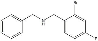 benzyl[(2-bromo-4-fluorophenyl)methyl]amine 结构式