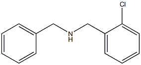 benzyl[(2-chlorophenyl)methyl]amine 结构式