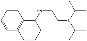 bis(propan-2-yl)[2-(1,2,3,4-tetrahydronaphthalen-1-ylamino)ethyl]amine 结构式