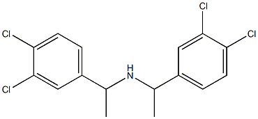 bis[1-(3,4-dichlorophenyl)ethyl]amine 结构式