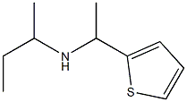 butan-2-yl[1-(thiophen-2-yl)ethyl]amine 结构式