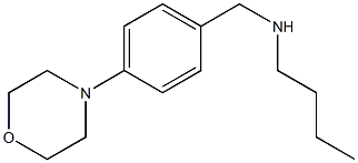 butyl({[4-(morpholin-4-yl)phenyl]methyl})amine 结构式