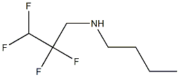 butyl(2,2,3,3-tetrafluoropropyl)amine 结构式