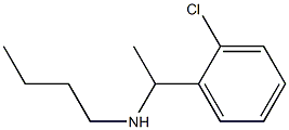 butyl[1-(2-chlorophenyl)ethyl]amine 结构式