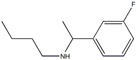 butyl[1-(3-fluorophenyl)ethyl]amine 结构式