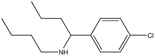 butyl[1-(4-chlorophenyl)butyl]amine 结构式