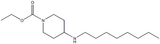 ethyl 4-(octylamino)piperidine-1-carboxylate 结构式