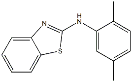 N-(2,5-dimethylphenyl)-1,3-benzothiazol-2-amine 结构式