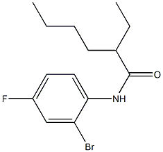N-(2-bromo-4-fluorophenyl)-2-ethylhexanamide 结构式