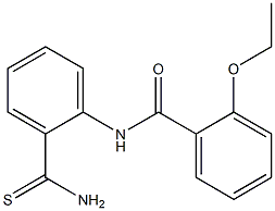 N-(2-carbamothioylphenyl)-2-ethoxybenzamide 结构式