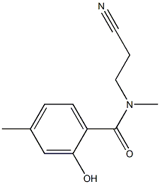 N-(2-cyanoethyl)-2-hydroxy-N,4-dimethylbenzamide 结构式