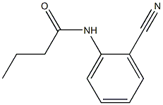 N-(2-cyanophenyl)butanamide 结构式