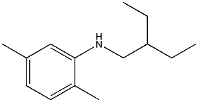 N-(2-ethylbutyl)-2,5-dimethylaniline 结构式