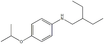 N-(2-ethylbutyl)-4-(propan-2-yloxy)aniline 结构式