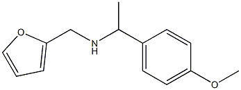 N-(2-furylmethyl)-N-[1-(4-methoxyphenyl)ethyl]amine 结构式