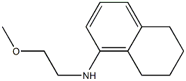 N-(2-methoxyethyl)-5,6,7,8-tetrahydronaphthalen-1-amine 结构式