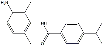 N-(3-amino-2,6-dimethylphenyl)-4-isopropylbenzamide 结构式