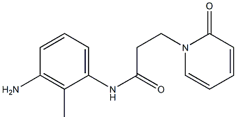 N-(3-amino-2-methylphenyl)-3-(2-oxopyridin-1(2H)-yl)propanamide 结构式