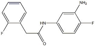 N-(3-amino-4-fluorophenyl)-2-(2-fluorophenyl)acetamide 结构式
