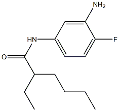 N-(3-amino-4-fluorophenyl)-2-ethylhexanamide 结构式