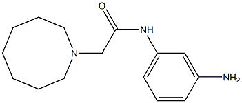 N-(3-aminophenyl)-2-(azocan-1-yl)acetamide 结构式