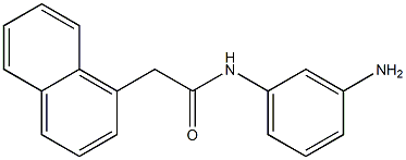 N-(3-aminophenyl)-2-(naphthalen-1-yl)acetamide 结构式