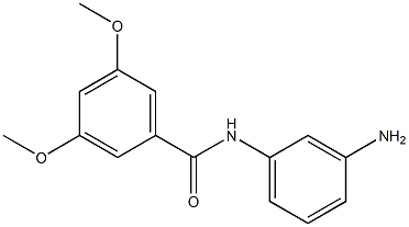 N-(3-aminophenyl)-3,5-dimethoxybenzamide 结构式