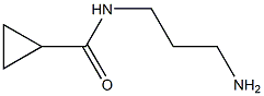 N-(3-aminopropyl)cyclopropanecarboxamide 结构式