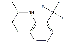 N-(3-methylbutan-2-yl)-2-(trifluoromethyl)aniline 结构式