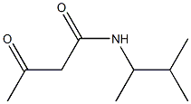 N-(3-methylbutan-2-yl)-3-oxobutanamide 结构式