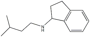 N-(3-methylbutyl)-2,3-dihydro-1H-inden-1-amine 结构式