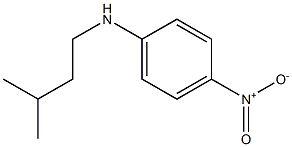 N-(3-methylbutyl)-4-nitroaniline 结构式