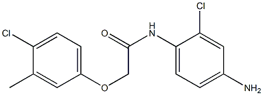 N-(4-amino-2-chlorophenyl)-2-(4-chloro-3-methylphenoxy)acetamide 结构式
