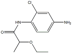 N-(4-amino-2-chlorophenyl)-2-ethoxypropanamide 结构式