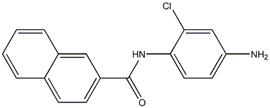 N-(4-amino-2-chlorophenyl)-2-naphthamide 结构式
