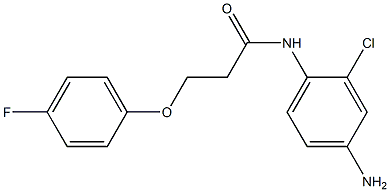 N-(4-amino-2-chlorophenyl)-3-(4-fluorophenoxy)propanamide 结构式