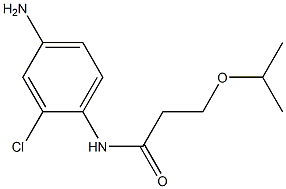 N-(4-amino-2-chlorophenyl)-3-(propan-2-yloxy)propanamide 结构式