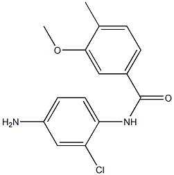 N-(4-amino-2-chlorophenyl)-3-methoxy-4-methylbenzamide 结构式