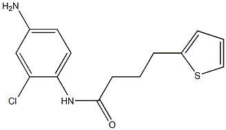 N-(4-amino-2-chlorophenyl)-4-(thiophen-2-yl)butanamide 结构式