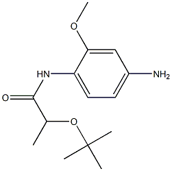 N-(4-amino-2-methoxyphenyl)-2-(tert-butoxy)propanamide 结构式