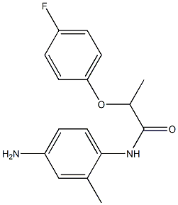 N-(4-amino-2-methylphenyl)-2-(4-fluorophenoxy)propanamide 结构式