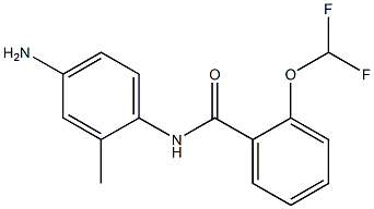 N-(4-amino-2-methylphenyl)-2-(difluoromethoxy)benzamide 结构式