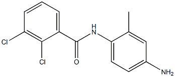 N-(4-amino-2-methylphenyl)-2,3-dichlorobenzamide 结构式
