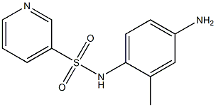 N-(4-amino-2-methylphenyl)pyridine-3-sulfonamide 结构式