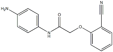 N-(4-aminophenyl)-2-(2-cyanophenoxy)acetamide 结构式